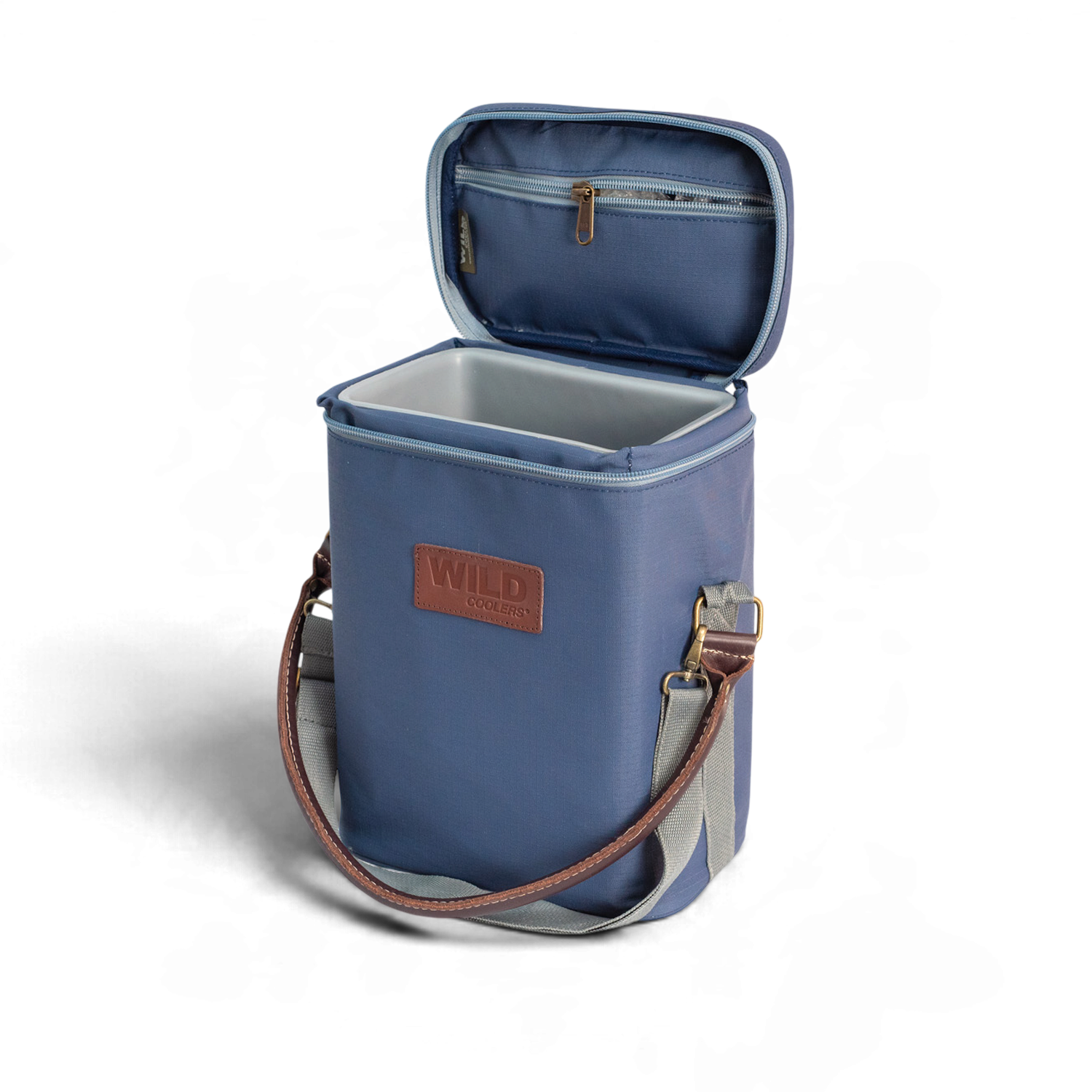 3-Bottle Softshell Wine Cooler | Sea Blue - WILD Coolers