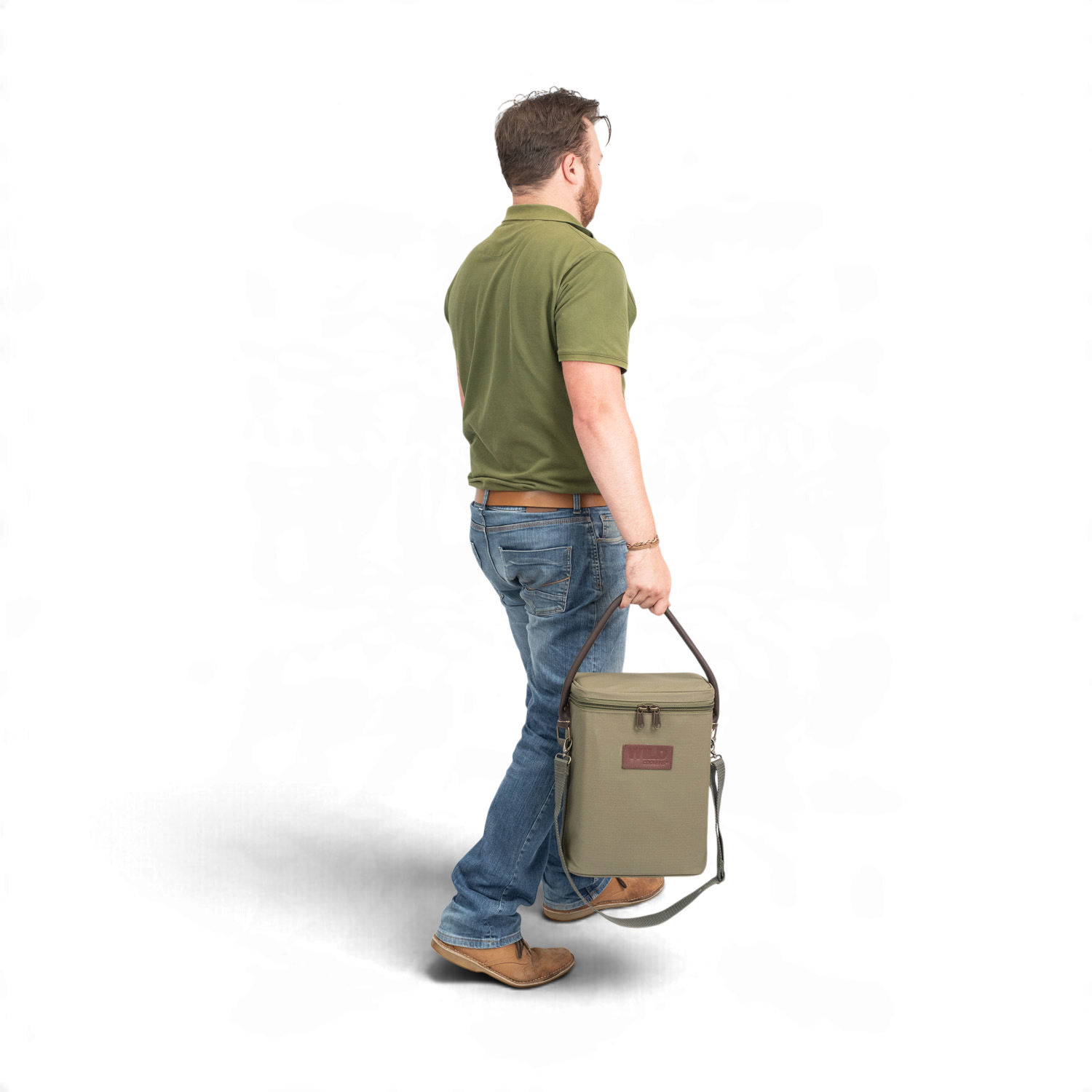 3-Bottle Softshell Wine Cooler | Camo Green - WILD Coolers