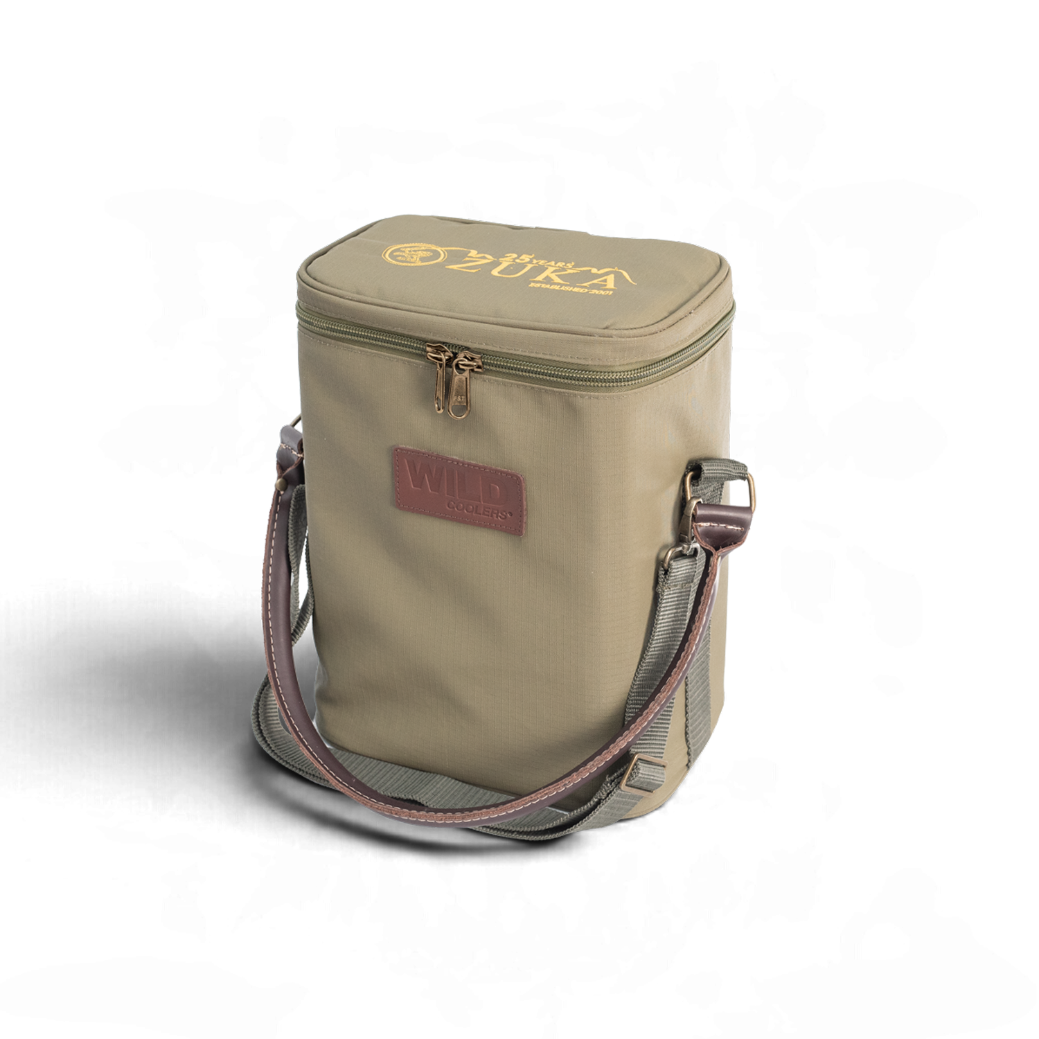 3-Bottle Softshell Wine Cooler | Camo Green - WILD Coolers