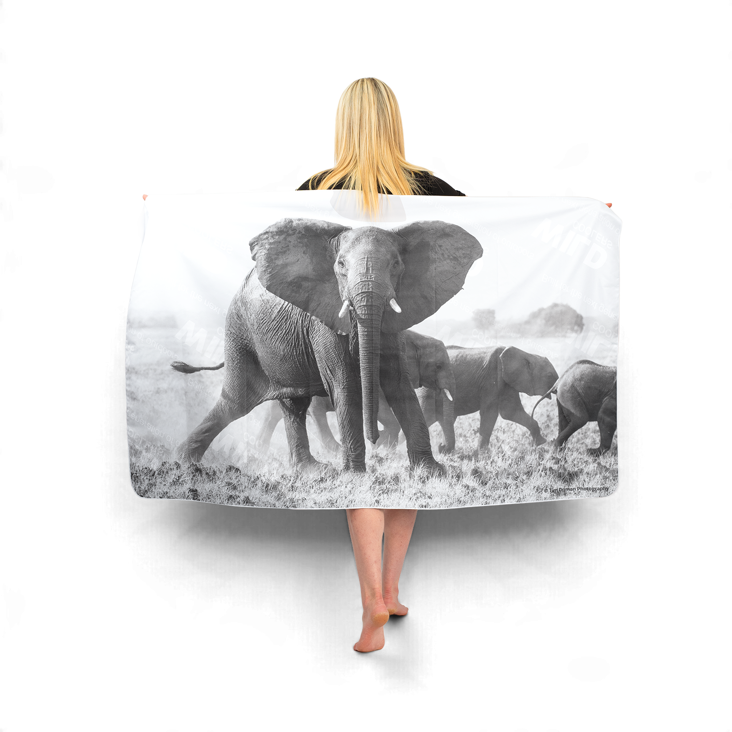 WILD Towel | Elephant Herd - WILD Coolers