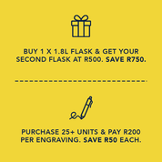 Flask 1.8L | Charcoal - WILD Coolers