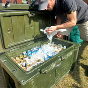 WC140 Hard Shell - Camo Green - WILD Coolers
