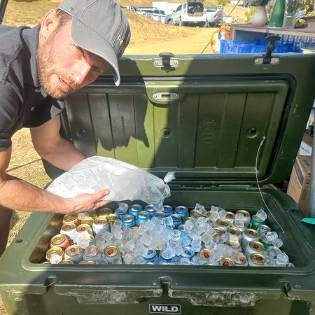 WC140 Hard Shell - Camo Green - WILD Coolers